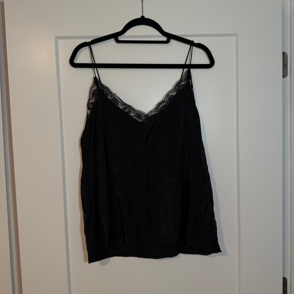 Chic Black Lace Camisole